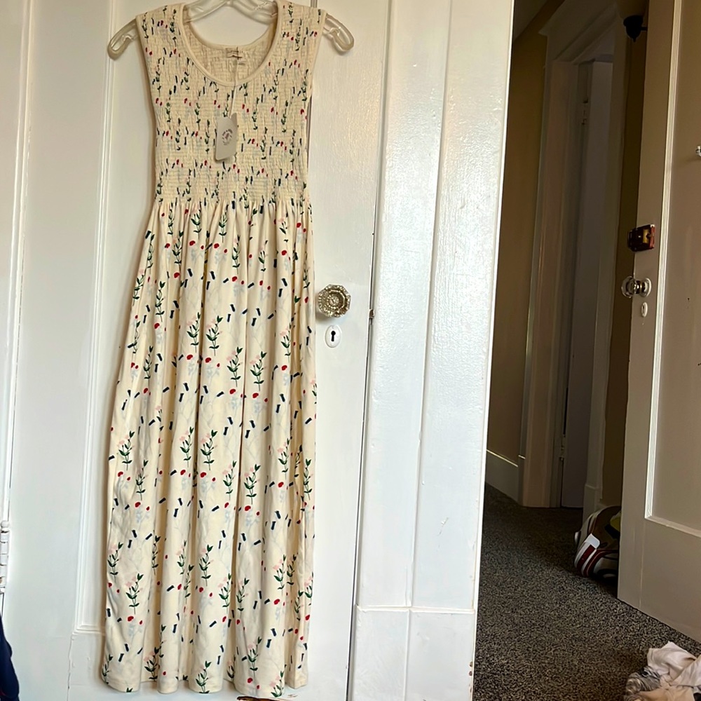 Fin and fince XS garden floral dress